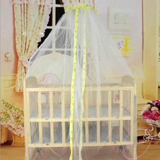 Mùng trùm giường nôi em bé chống muỗi bằng vải ren dễ thương