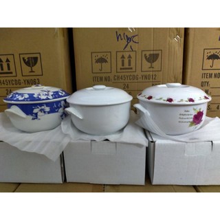 5 thố chưng Yến Dung tích 600ml, đường kính miệng 11cm x cao 6cm