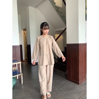 Đồ Lam Đi Chùa Mẫu Vạt Hò
