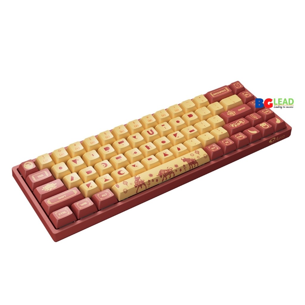 [Giá đàm phán nhé]Bàn phím cơ AKKO 3068 v2 2021 Year of the Ox hotswap|bluetooth 5.0|Led nền RGB, 18 chế độ Led | BigBuy360 - bigbuy360.vn
