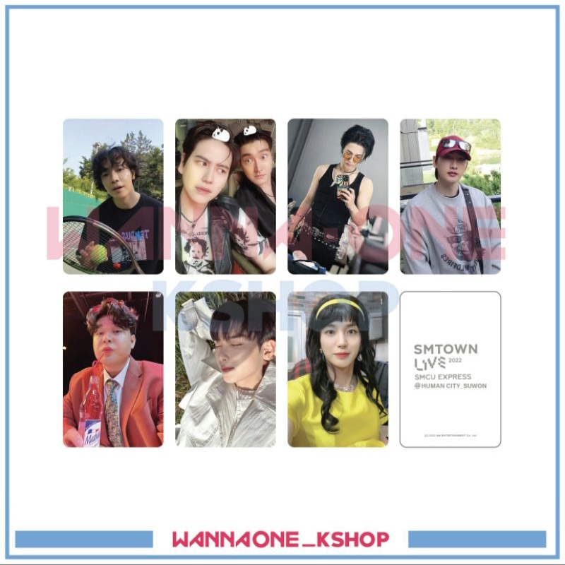 Bộ Thẻ Ảnh Nhóm Nhạc Super Junior 2022