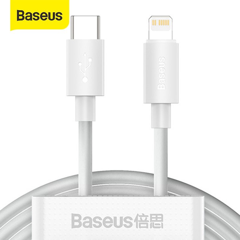 Dây sạc nhanh 20W Baseus / cáp đồng bộ dữ liệu Baseus PD 20W cổng USB C to cho i14 13 12 Pro Max,..