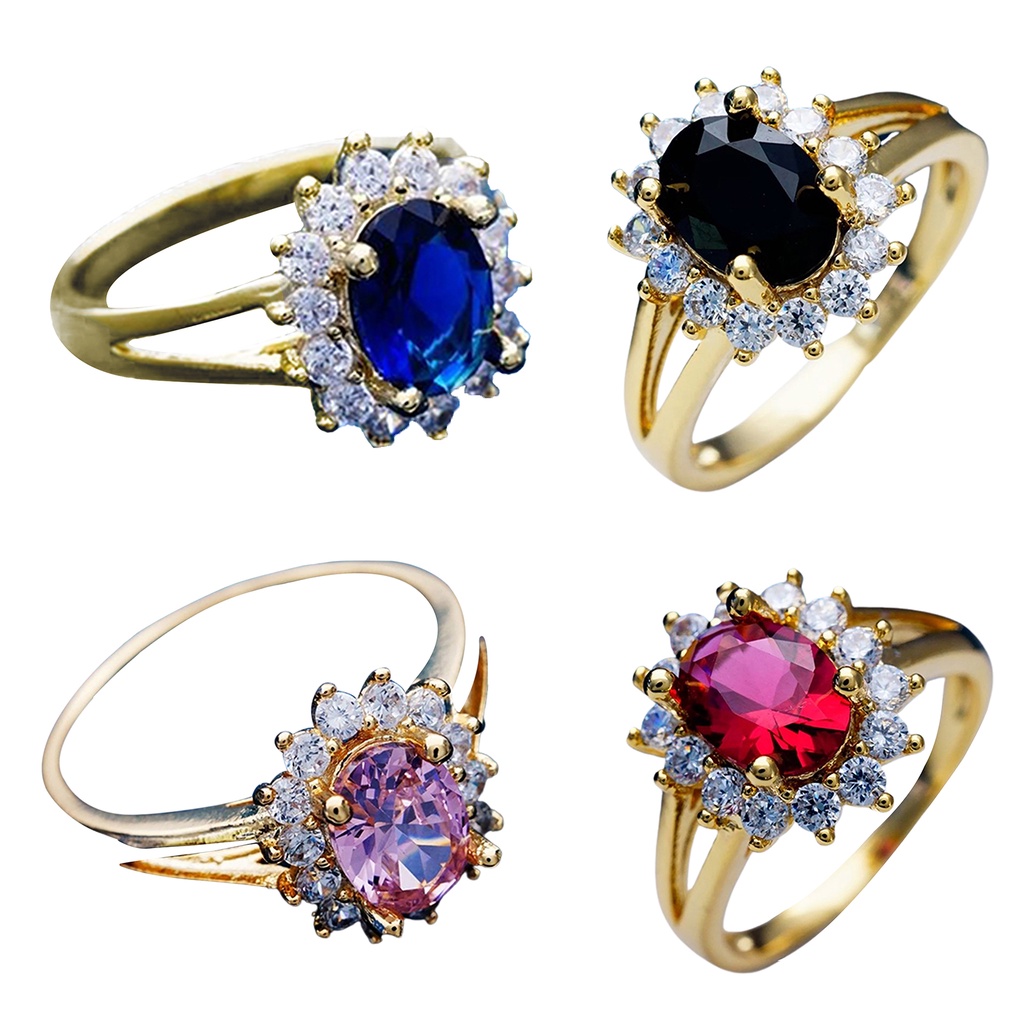 Nhẫn Đính Đá Thanh Lịch Cho Cô Dâu