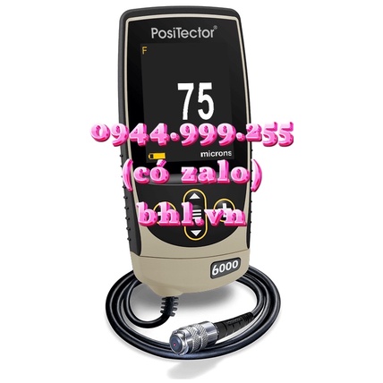 N45S3: Máy đo độ dày lớp sơn, phủ DeFelsko PosiTector 6000 N45S3 (0-625 µm, không từ tính, vẽ đồ thị) Defelsko Mỹ
