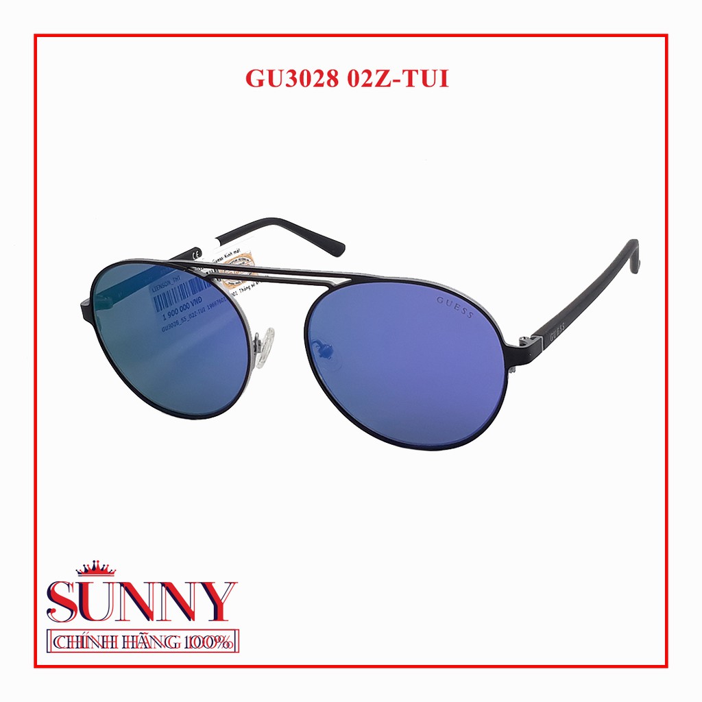 Kính mát thời trang Guess chính hãng - GU3028 nhiều màu, thiết kế dễ đeo bảo vệ mắt