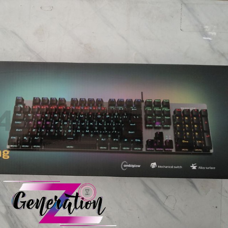 [Mã 254ELSALE giảm 7% đơn 300K] Bàn Phím Cơ Gaming Philips SPK8404/ G404 LED RGB - HÀNG CHÍNH HÃNG