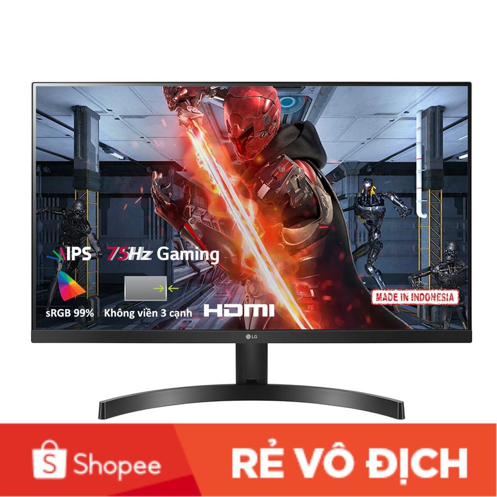 Màn hình không viền LG IPS 75hz 24MK600M-B 24" FullHD 5ms FreeSync -  Chính Hãng