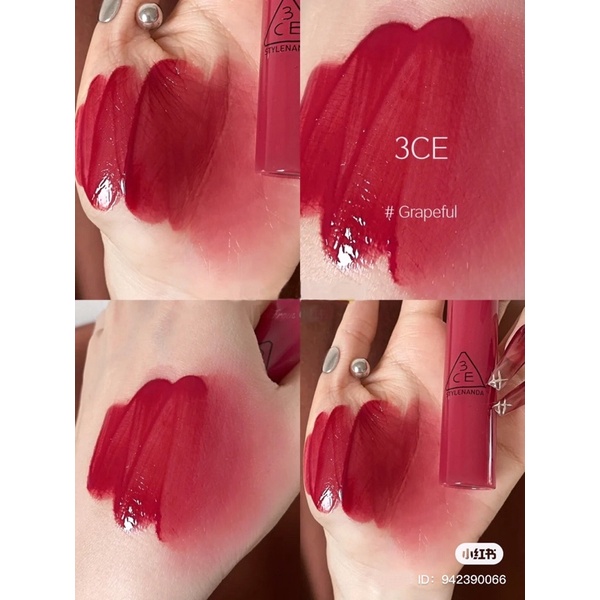 Son tint bóng căng mọng ngọt ngào 3ce Syrup Layering Tint
