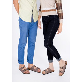 Dép đế trấu, da bò thật cho Nam & Nữ mã D01