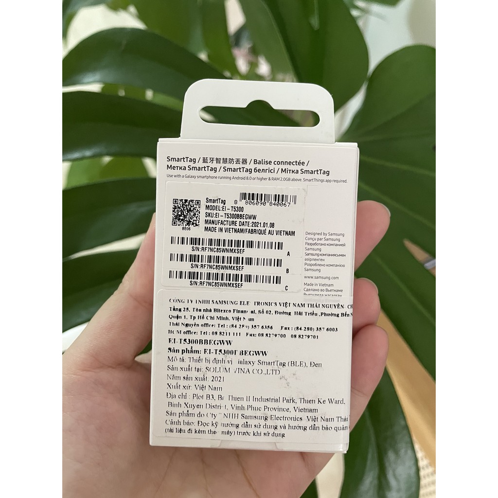 Thiết bị định vị theo dõi thông minh Samsung Smart Tag - Chính hãng