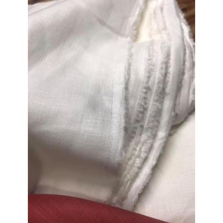 vải linen tưng dầy vừa màu trắng gạo!