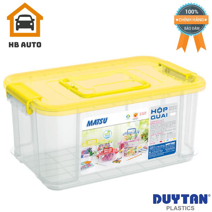 Combo 2 Hộp Quai Matsu Nhỏ Duy Tân 1500 ml (21 x 13 x 10 cm) No.1124