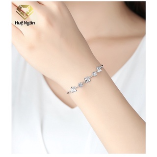 Lắc tay bạc Ý S925  - Cỏ bốn lá may mắn  RYB140129