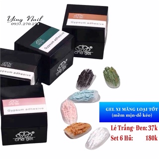 Gel Xi Măng Set 6 Hũ.Có bán lẻ Trắng-Đen