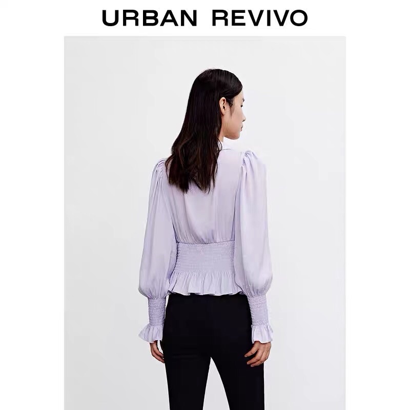 Áo lụa tím Urban Revivo