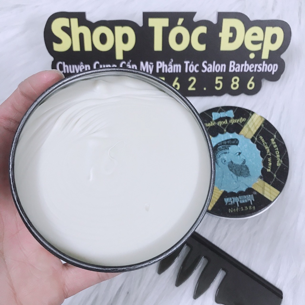 (Tặng lược)Sáp vuốt tóc Male God Gingle Retro Hair Clay 138g