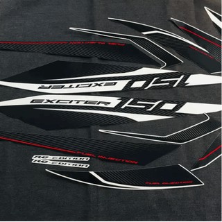 BỘ TEM DÁN XE MÁY YAMAHA EXCITER 150CC RC EDITION ĐEN ZIN LOẠI 1 KHÔNG ĐẸP NHƯ HÌNH HOÀN TIỀN