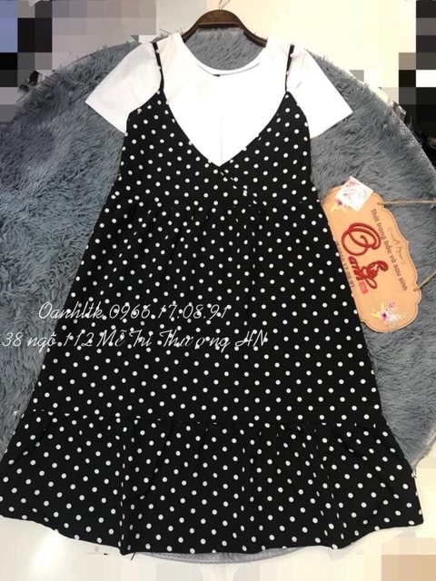 Sét yếm bầu chấm bi M 33 | BigBuy360 - bigbuy360.vn