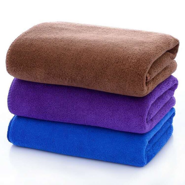 Combo 10c khăn gội, 10 khăn body, 6 trải giường sợi Microfiber dành cho Spa