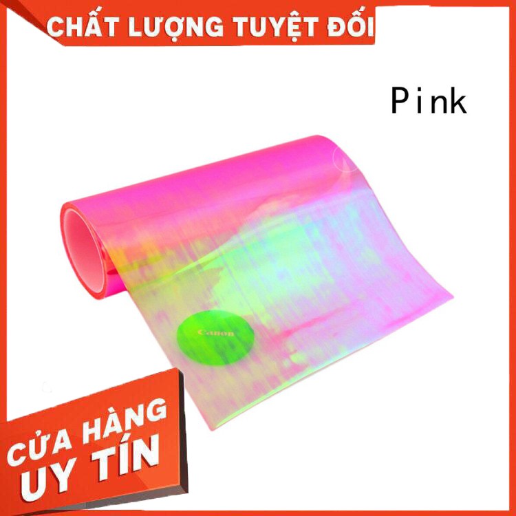HÀNG CAO CẤP -  Cuộn film PVC đổi màu dán đèn pha xe hơi  - Hàng Cao Cấp