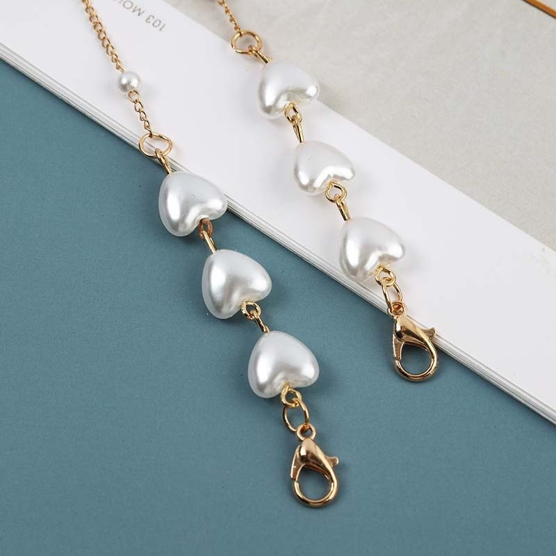 Dây đeo mắt kính 72cm chống trượt hình trái tim thanh lịch