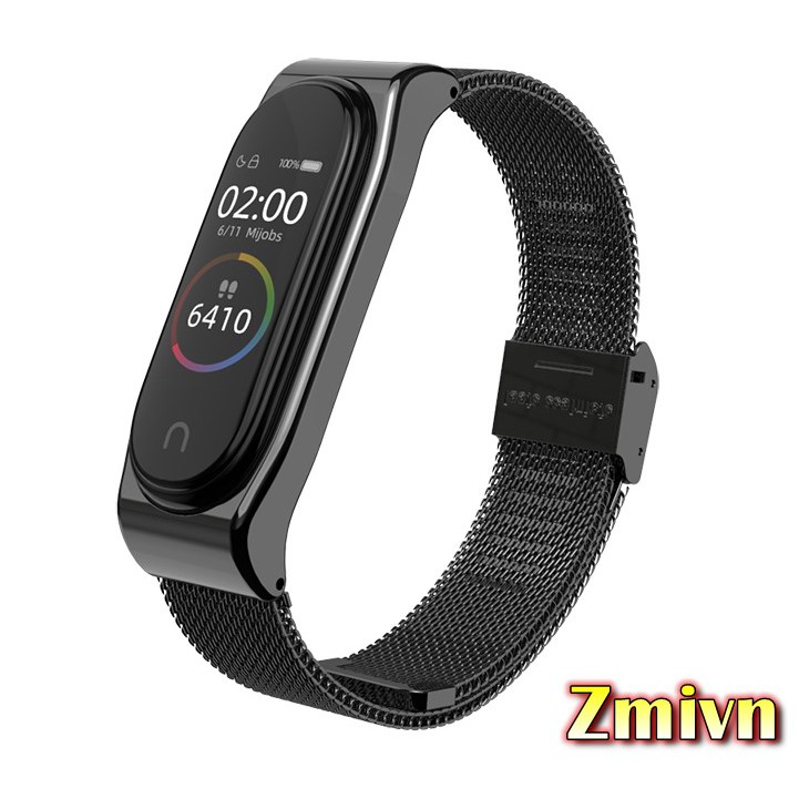 Dây kin loại Xiaomi miband 3 , xiaomi miband 4