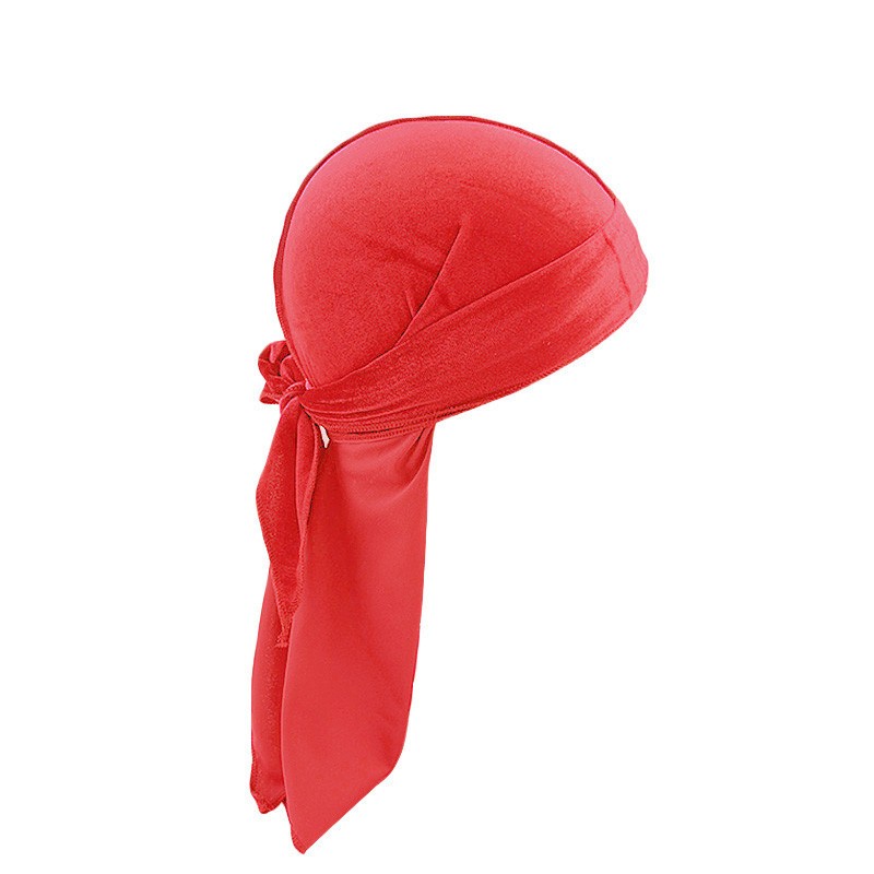 [Mới] Băng Đô Dài Bằng Nhung Satin Lụa Satin Thoáng Khí Phong Cách Hip Hop Cho Unisex