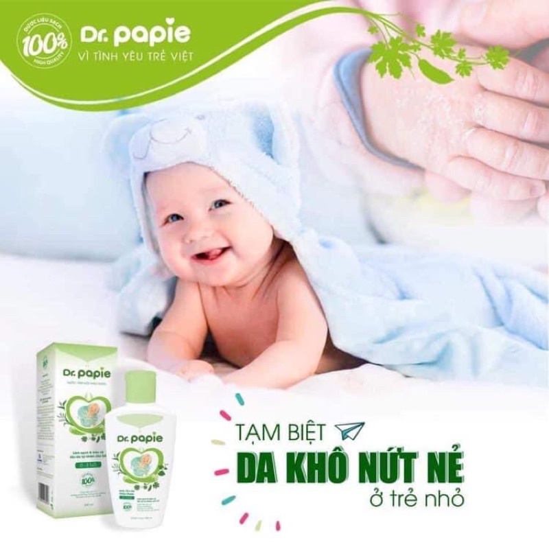Sữa tắm thảo dược Dr Papie cho bé 230ml