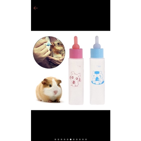 Bình Sữa Silicone 30ml Có Núm Vú Cho Hamster / Sóc/ Nhím