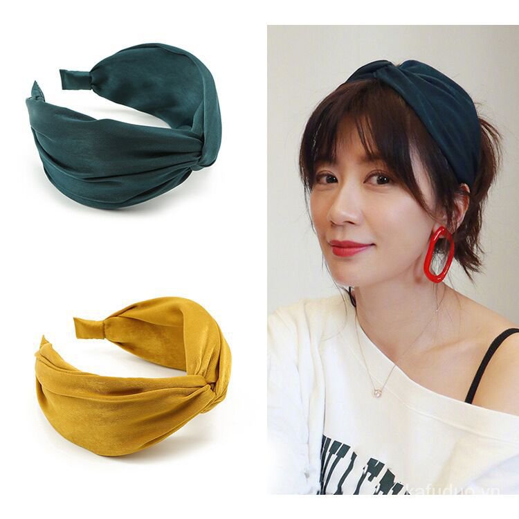 Băng đô phong cách retro Hàn Quốc tùy chọn màu sắc