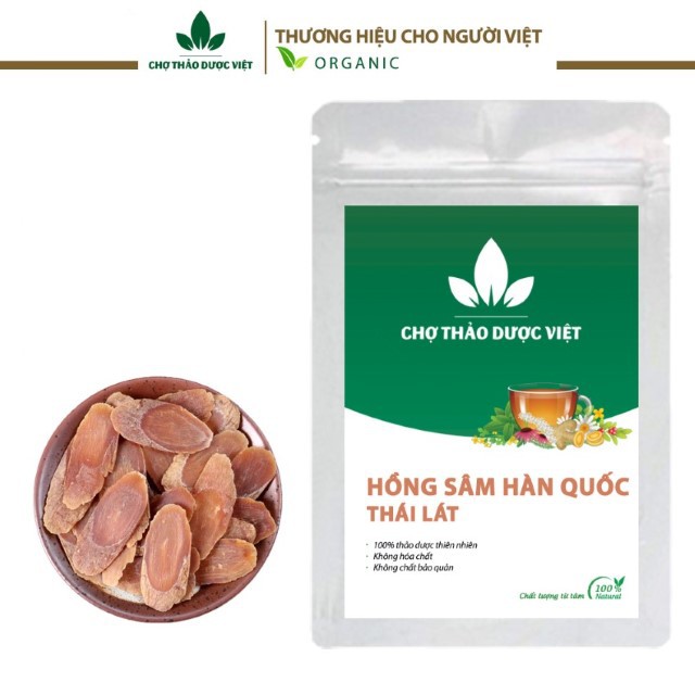 100g Hồng Sâm Hàn Quốc (Hồng Sâm Thái Lát)