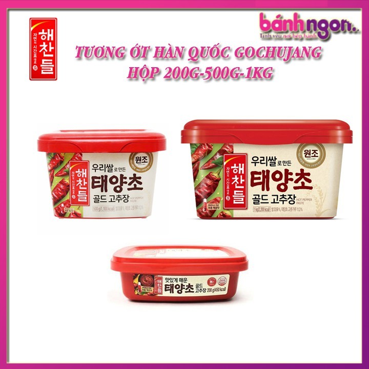 TƯƠNG ỚT HÀN QUỐC GOCHUJANG HỘP 200G-500G-1KG