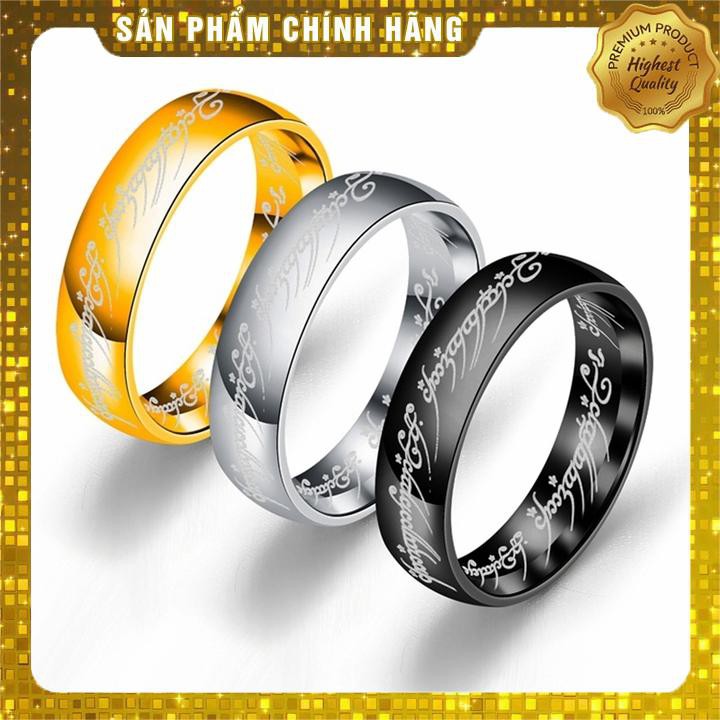 RẺ VÔ CỰC Nhẫn Chúa tể của những chiếc nhẫn cực chất - Nhẫn One Ring (Hàng chất lượng cao)