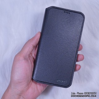 Bao da iPhone XS Max Nuoku Gentle 2 Series vân da