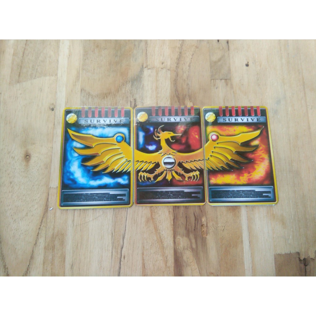 Bộ 3 thẻ Advent Survive Odin - kích thước DX - KamiShop - Kamen Rider Card