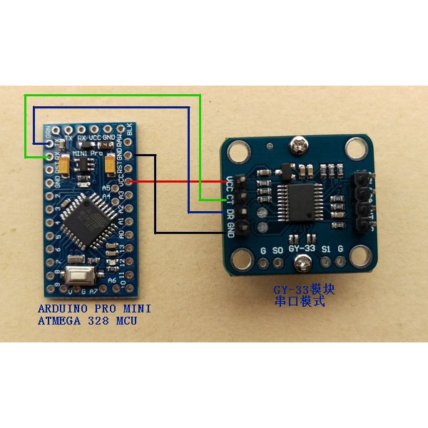 Cảm biến màu RGB TCS34725 giao tiếp I2C và UART
