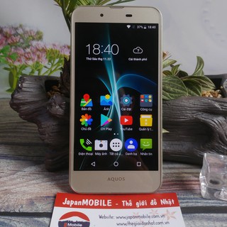 [CAM KẾT NGUYÊN BẢN] Điện Thoại Sharp SHV37 - Chip Lõi Tám, Chống nước , android 8