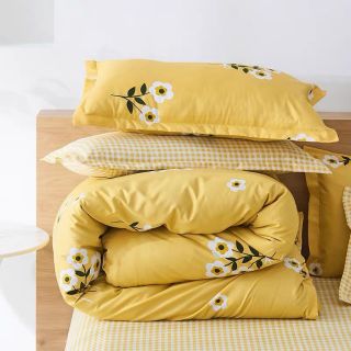 Cotton poly cúc vàng