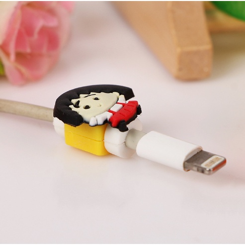 C51 NÚT GẮN BẢO VỆ DÂY SẠC CÁP, TAI NGHE HÌNH THÚ HOẠT HÌNH ĐÁNG YÊU