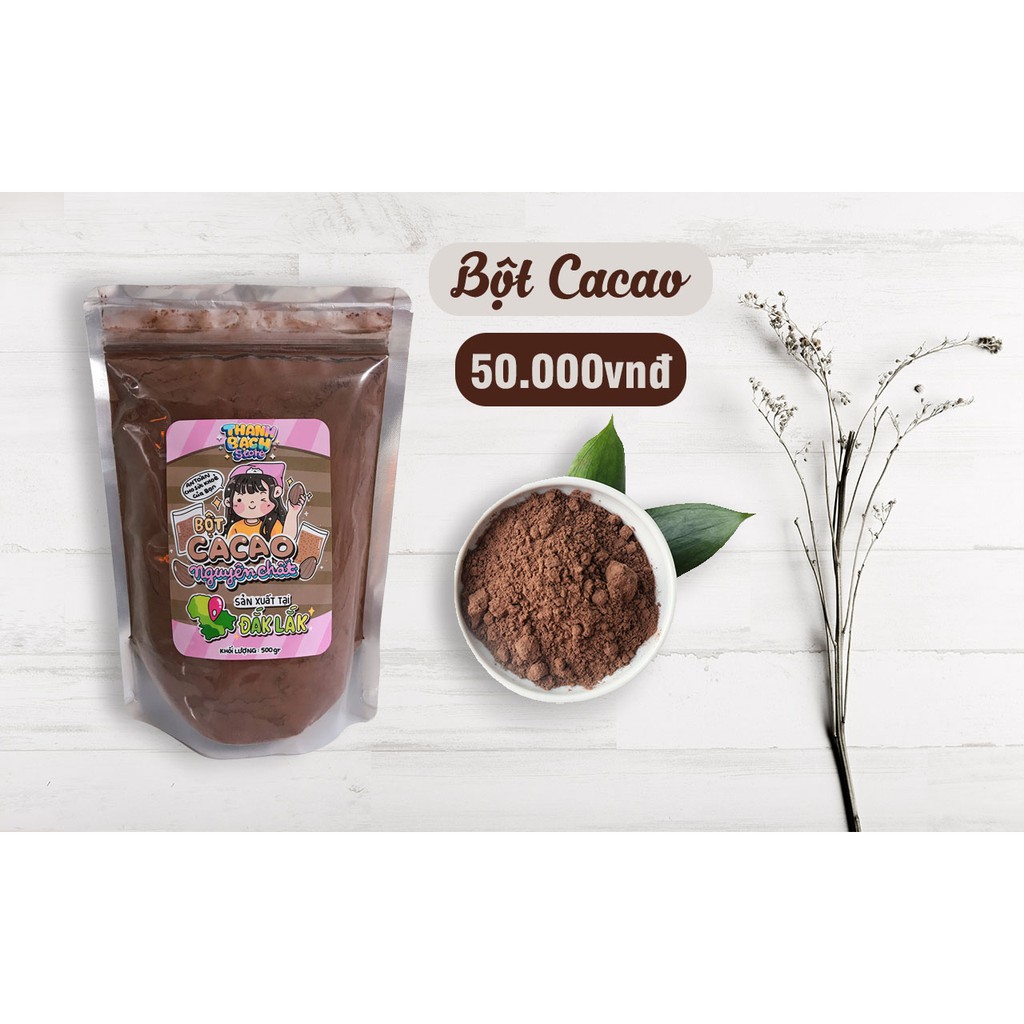 [Mã 77FMCGSALE1 giảm 10% đơn 250K] Bột Cacao Đắng Nguyên Chất Daklak Gói 500gr | BigBuy360 - bigbuy360.vn