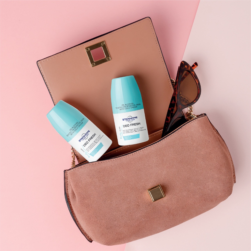 Lăn khử mùi không cồn hương biển tươi mát cho da nhạy cảm Stanhome Deo Fresh 50ml