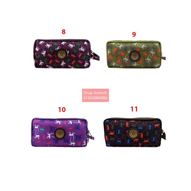 Ví cầm tay 3 ngăn Kipling size 20*10 cm | BigBuy360 - bigbuy360.vn