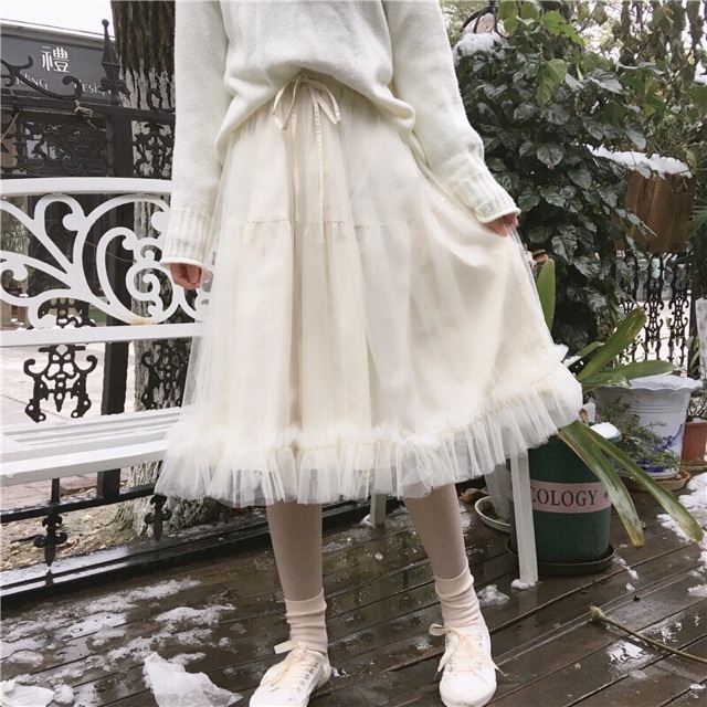 Chân váy lolita công chúa xinh xắn