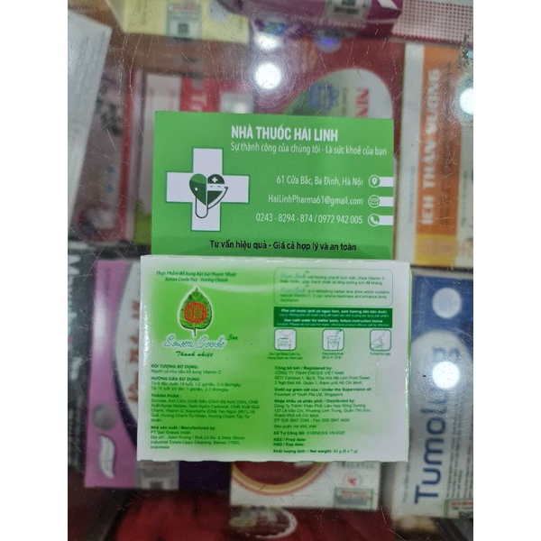 Bột sủi thanh nhiệt Sensa Cools - Bổ sung Vitamin C, giúp thanh nhiệt và tăng đề kháng
