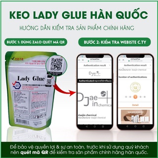 keo nối mi lady xanh - dụng cụ nối mi mr đức