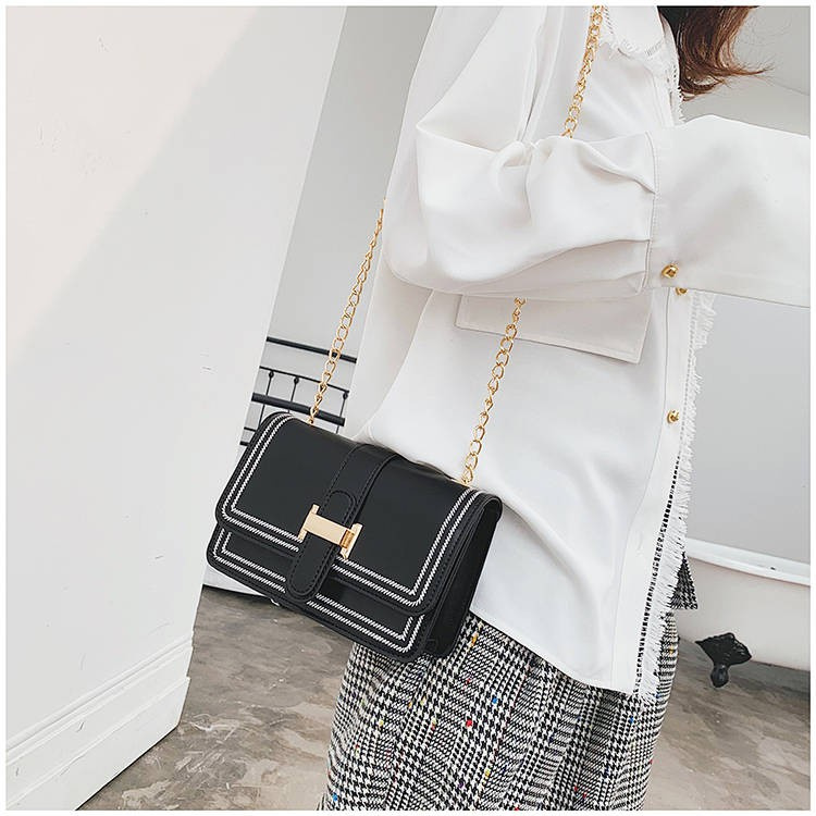  High-Grade Summer Bag For Women 2021 New Simple Western Style Internet Celebrity Small Ck Women's Bag All-Match Crossbody Small Square Bag Messenger Bag single shoulder bag chain women's bag retro small bag Retro