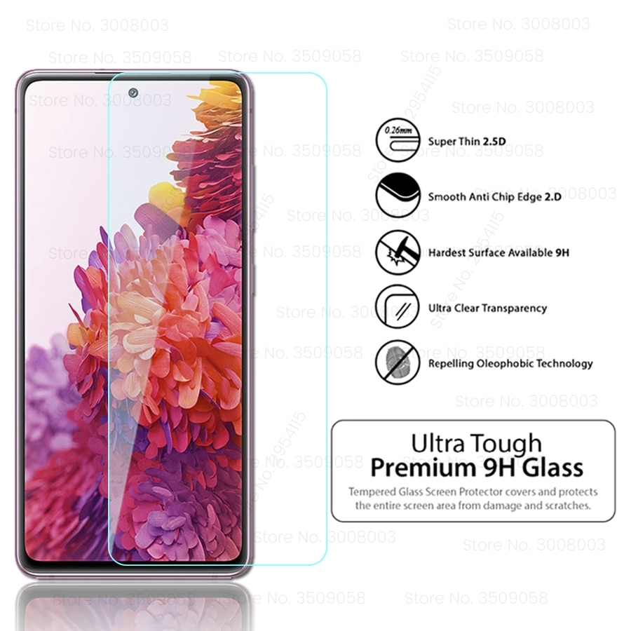 3 Kính Cường Lực Bảo Vệ Màn Hình Cho Samsung Galaxy S20Fe S20 Fe Fan Edition 2020 Sm-G781B Sm-G781M 4g / 5g