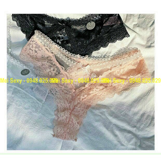 Quần lọt khe nữ, Quần chip lọt khe sexy ren không đáy hở mông xuyên thấu siêu gợi cảm quyến rũ khiêu gợi LK68