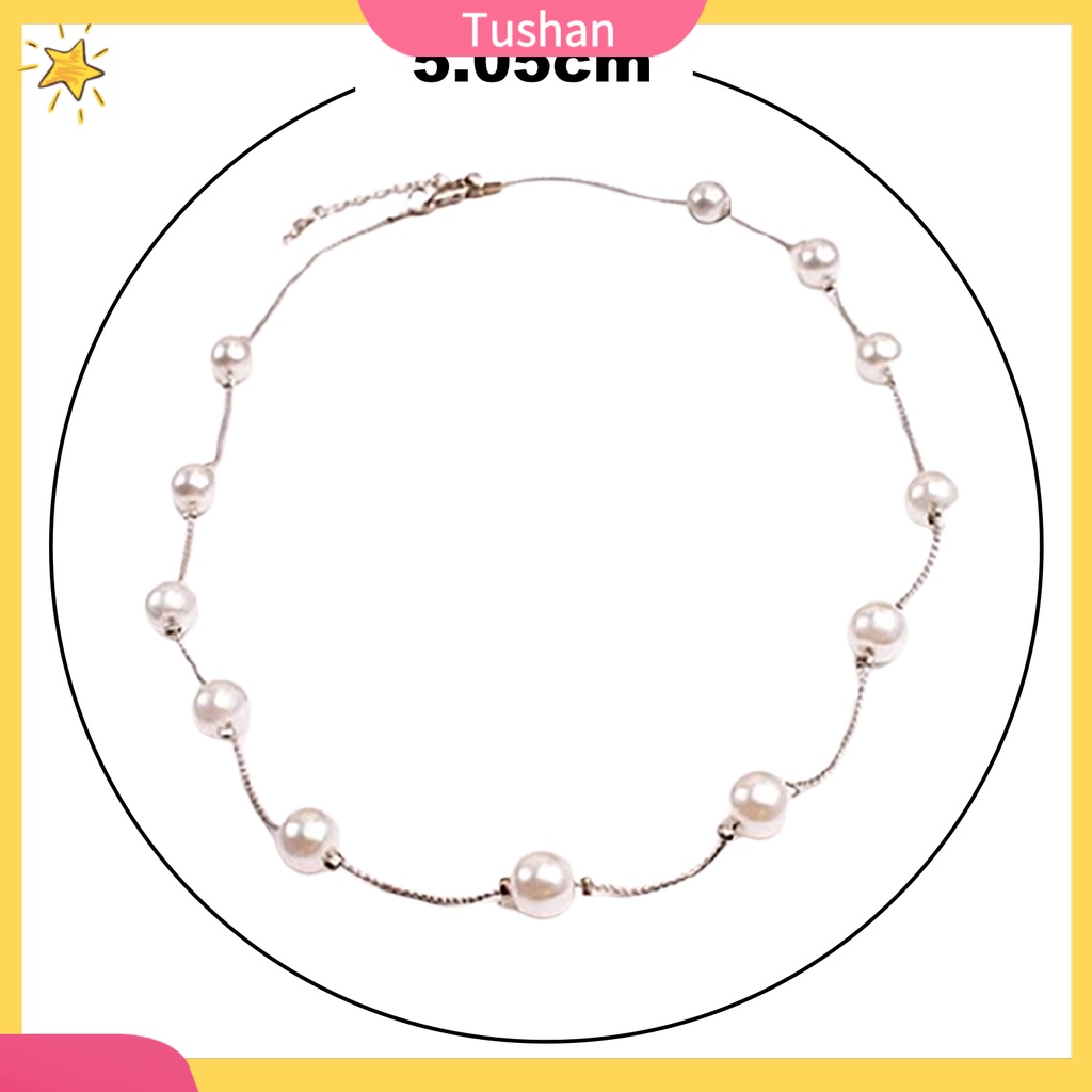 Vòng cổ ngắn phối hạt ngọc trai thời trang