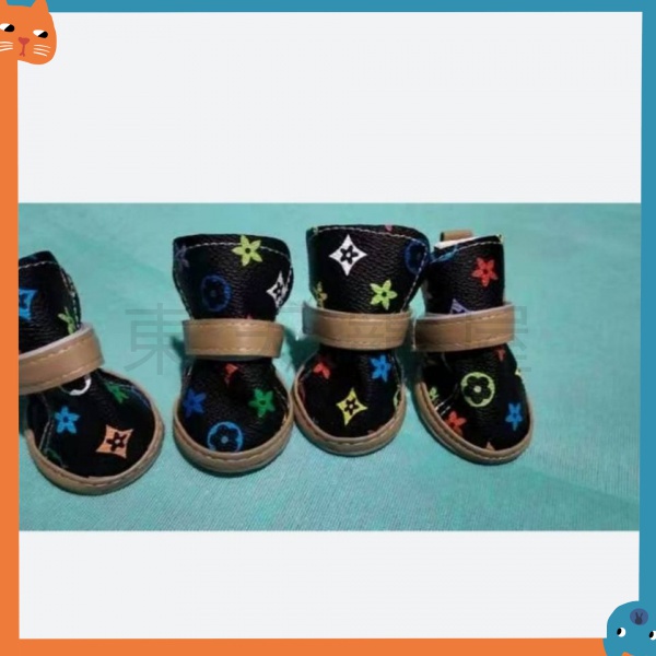 Thời Trang set 4 Đôi Giày Đi Mưa Chống Thấm Nước Dành Cho Thú Cưng